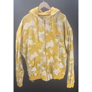 Lifted Research Group LRG Vintage Camo hoodie yellow Size XXXL Y2K